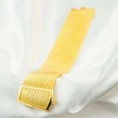 15 Sıralı Taşsız 14 Ayar Trabzon Hasır Bilezik