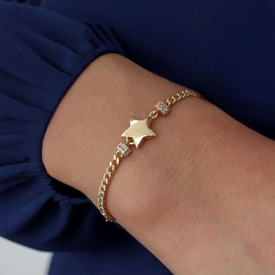 Altın Yıldızlı Gurmet Bileklik