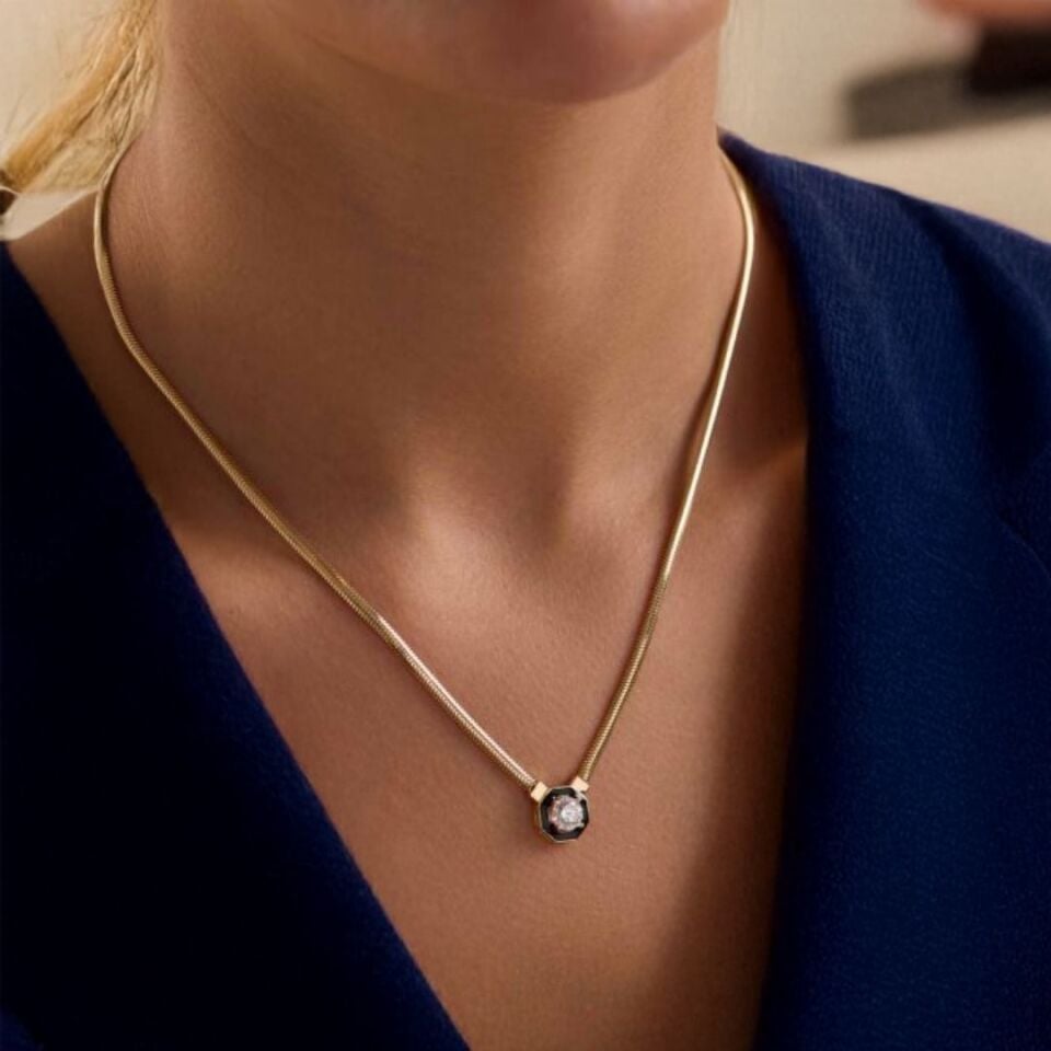 Balık Sırtı Çağla Kolye Zincir