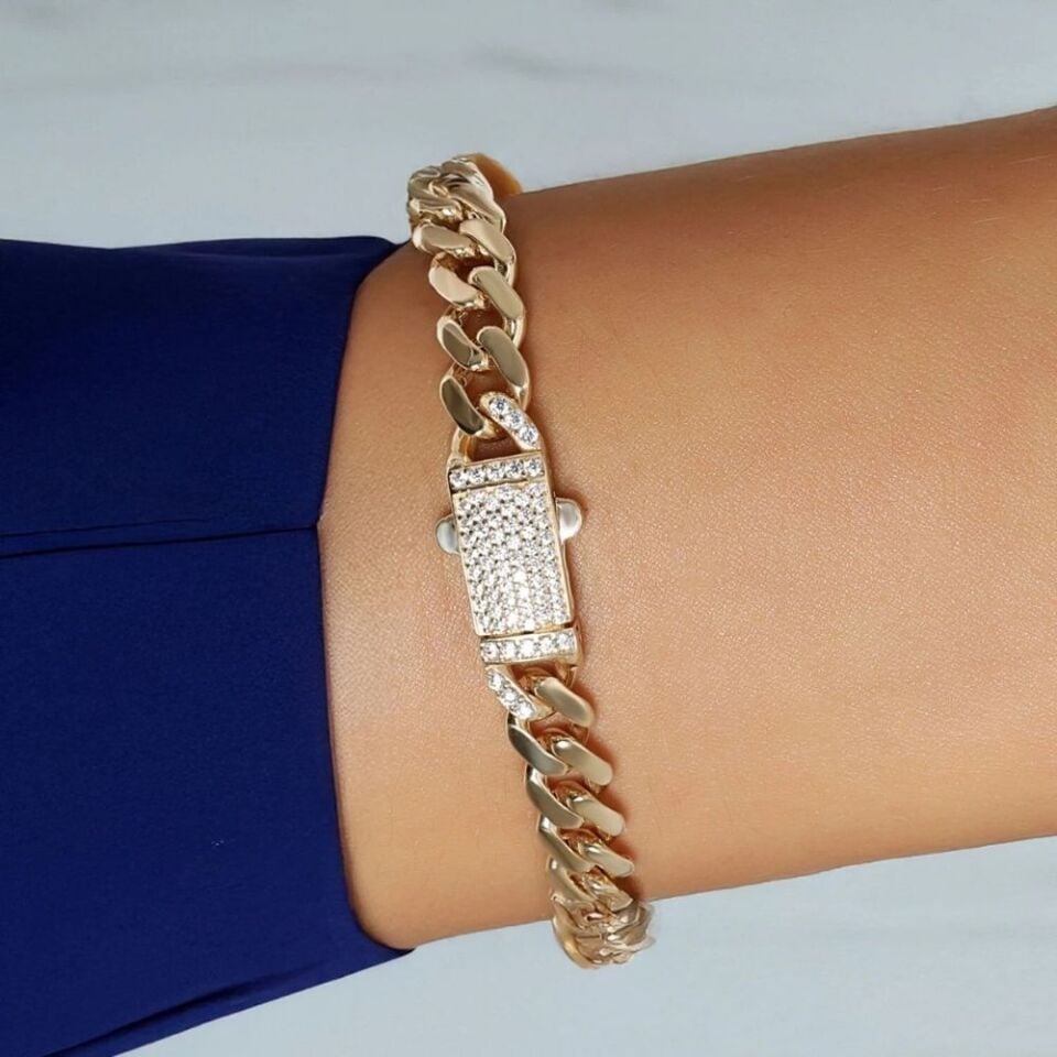 Altın Taşlı Gurmet Bileklik