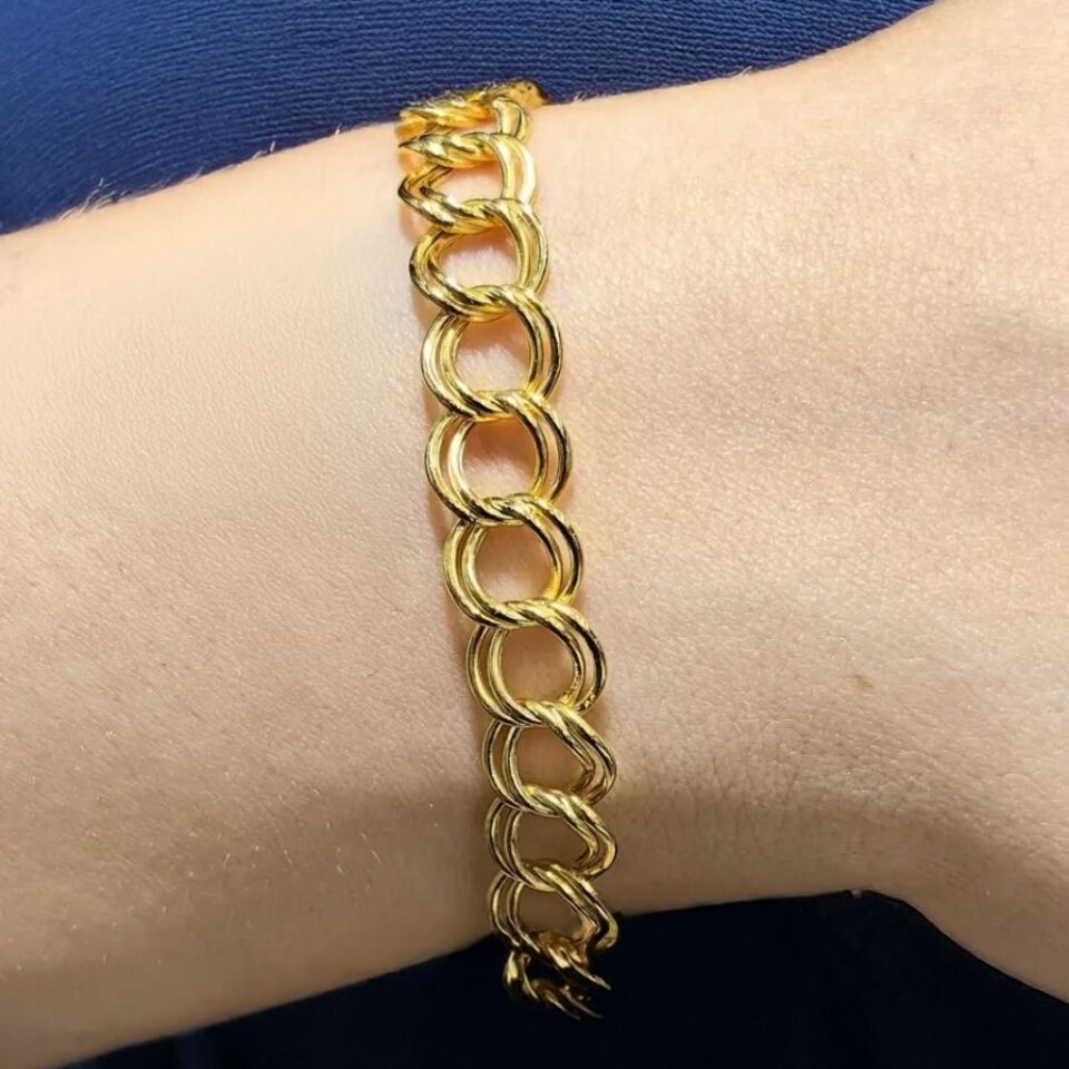 Altın Çiftli Samanyolu Bileklik