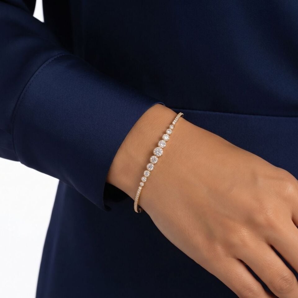 8 Ayar Altın Damla Çiftli Set Takımı