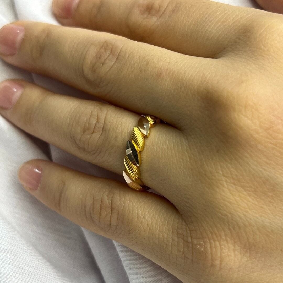 14 AYAR ALTIN BAŞAK BURMA YÜZÜK