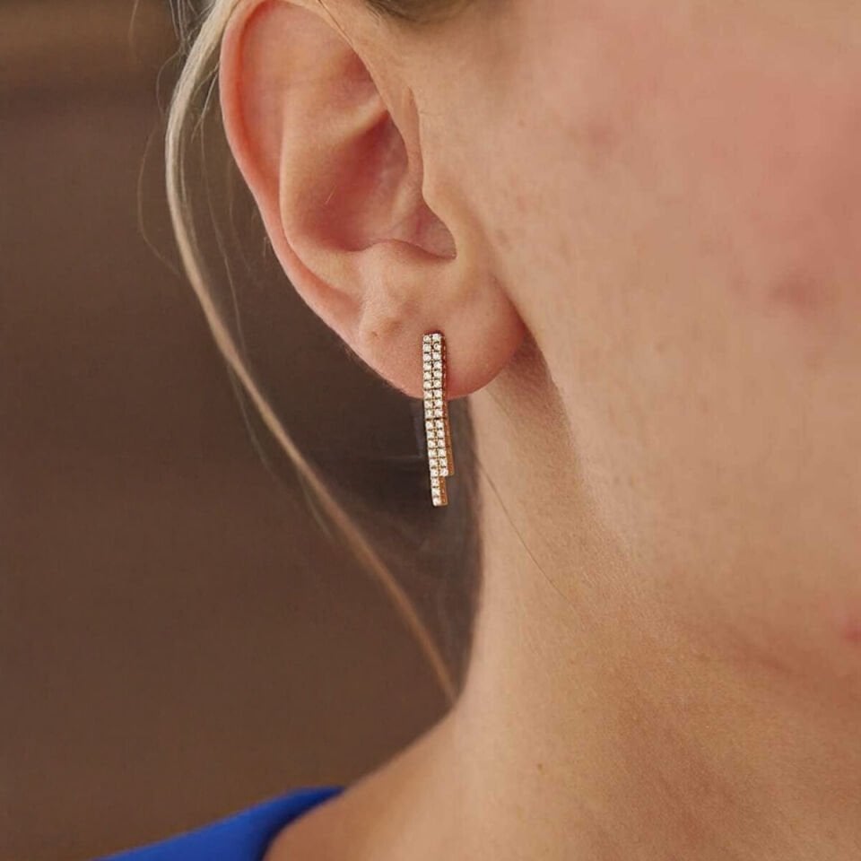 Altın Çift Sıra Su Yolu Set