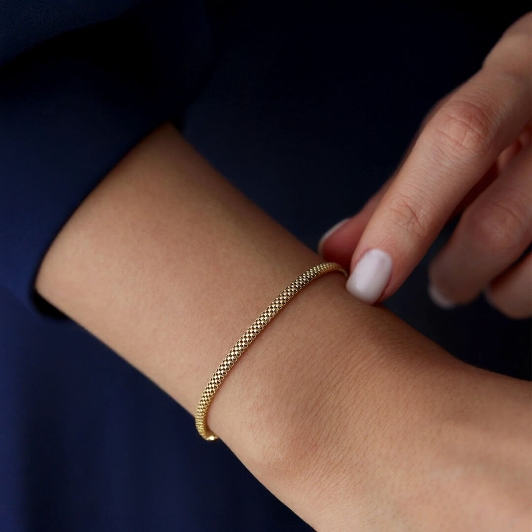 Altın Jessica Bileklik