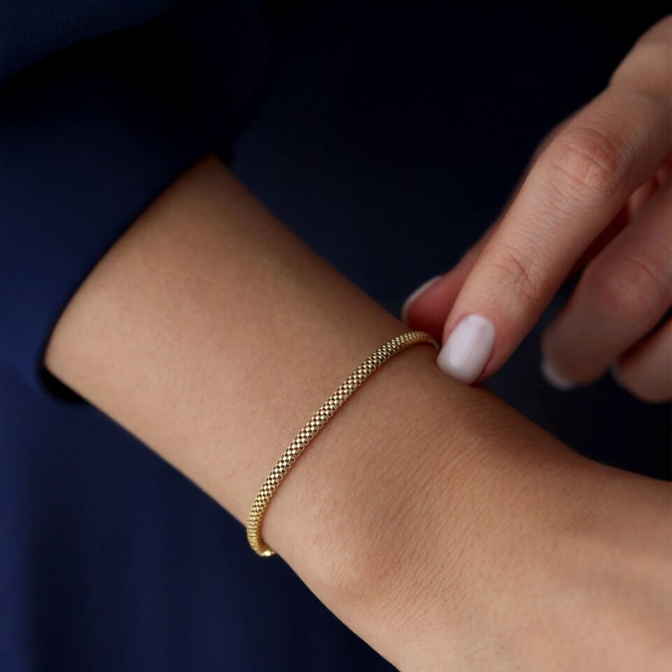 Altın Jessica Bileklik