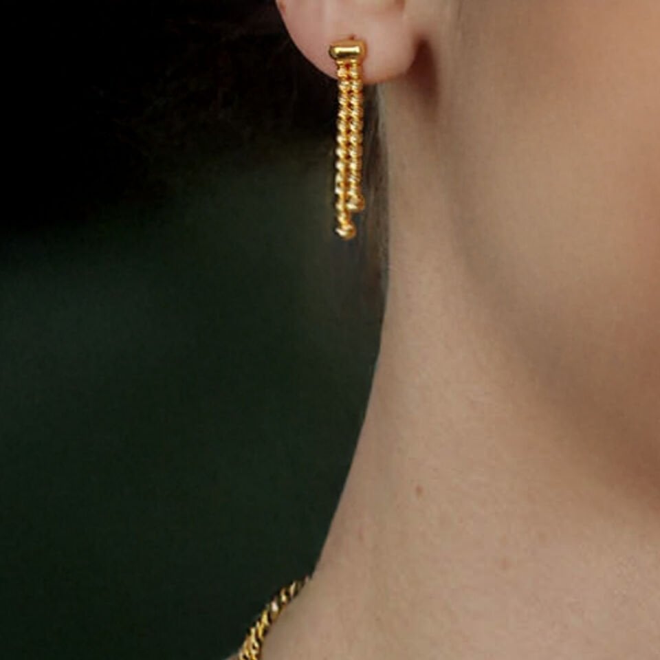 Altın Lale Örgü Mesh Set