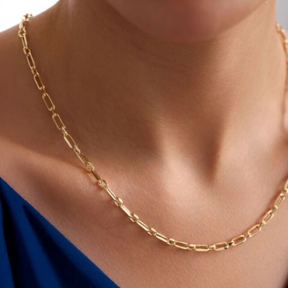 14 Ayar Altın Ataç Zincir